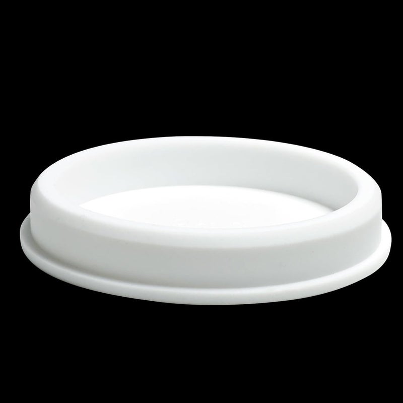 BOPOREAE 96.3 mm/3.8 in Silicone Rubber Plug for 95 mm Round Holes, Waterproof T Type Rubber Stoppers, Soft Flexible Bottle Seal Plugs Tube Pipe End Caps Inserts Bathtub Jet Cover, White - Image 1